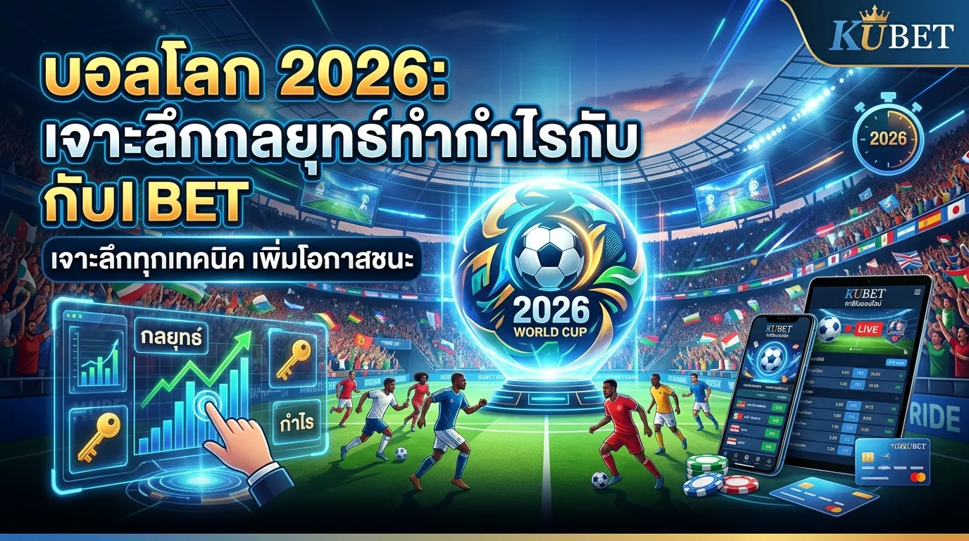 บอลโลก 2026: เจาะลึกกลยุทธ์ทำกำไรกับ KUBET