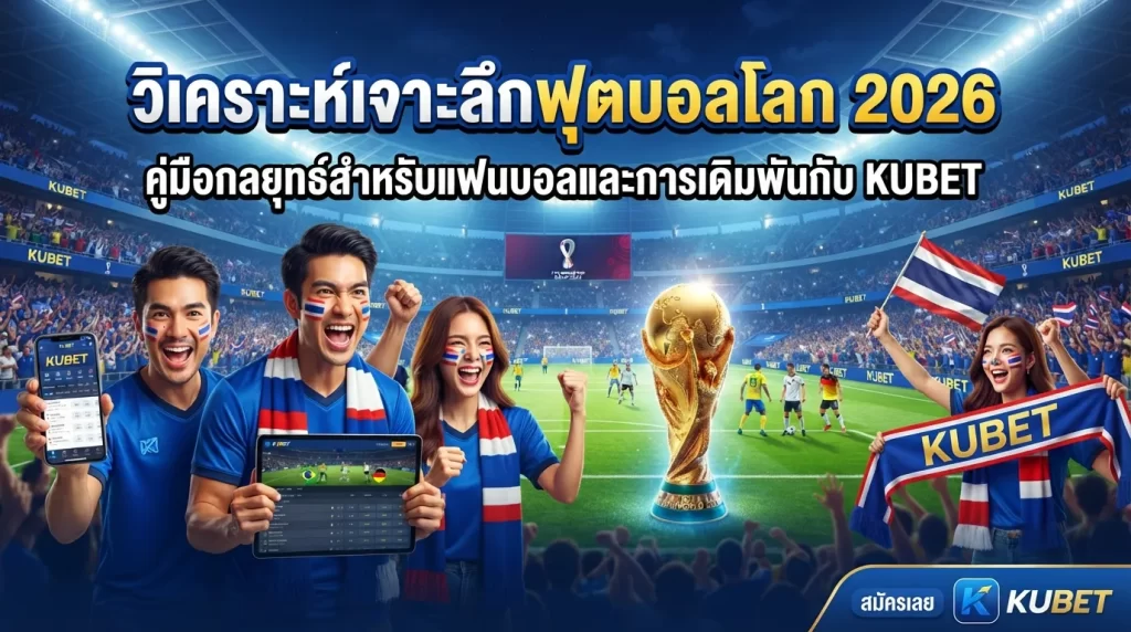 วิเคราะห์เจาะลึกฟุตบอลโลก 2026: คู่มือกลยุทธ์สำหรับแฟนบอลและการเดิมพันกับ KUBET